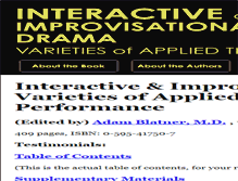 Tablet Screenshot of interactiveimprov.com